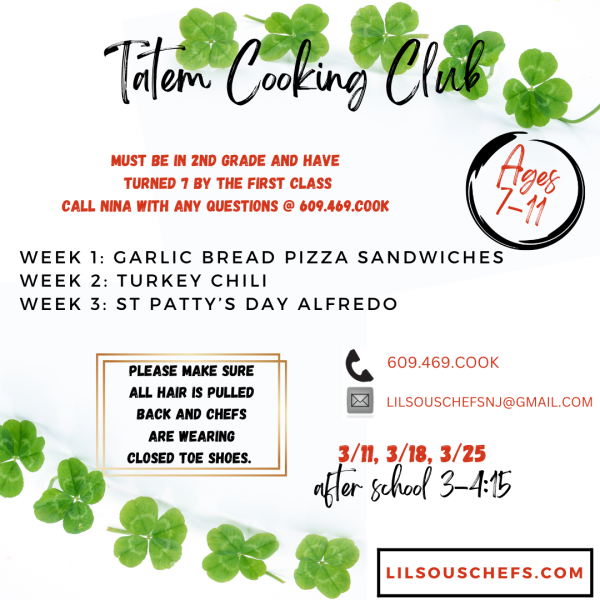 Ticket: Tatem March Cooking Club  -